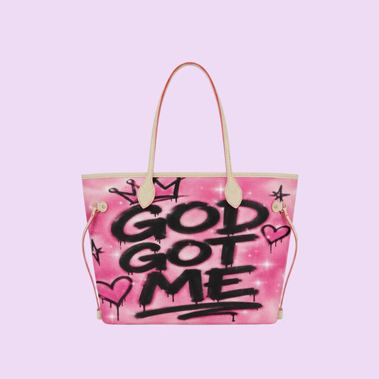 God Got Me Statement Tote